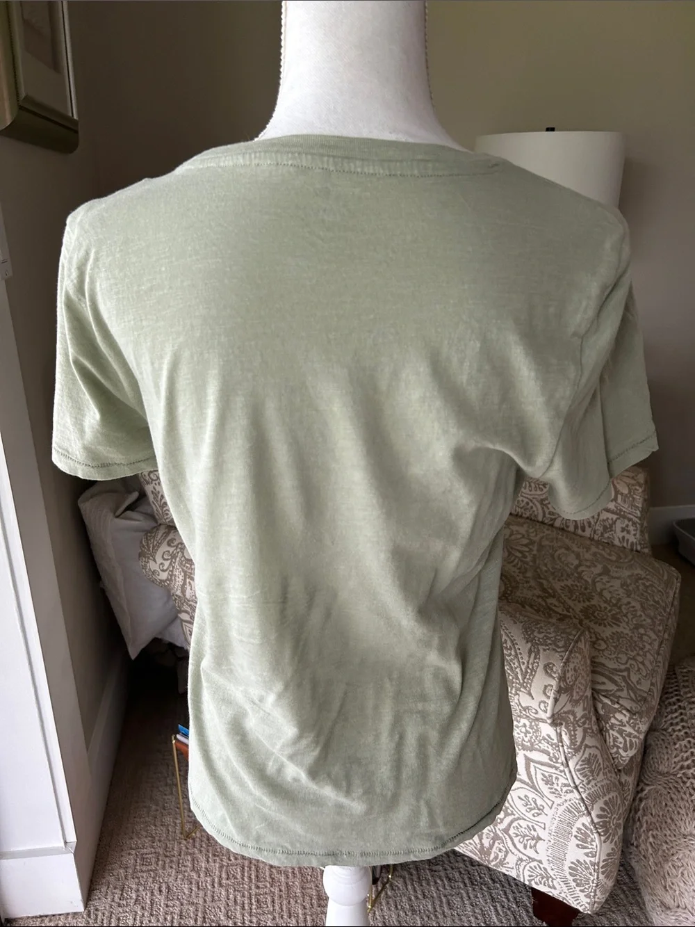 J. Crew Light Sage Crewneck Short Sleeve Tee